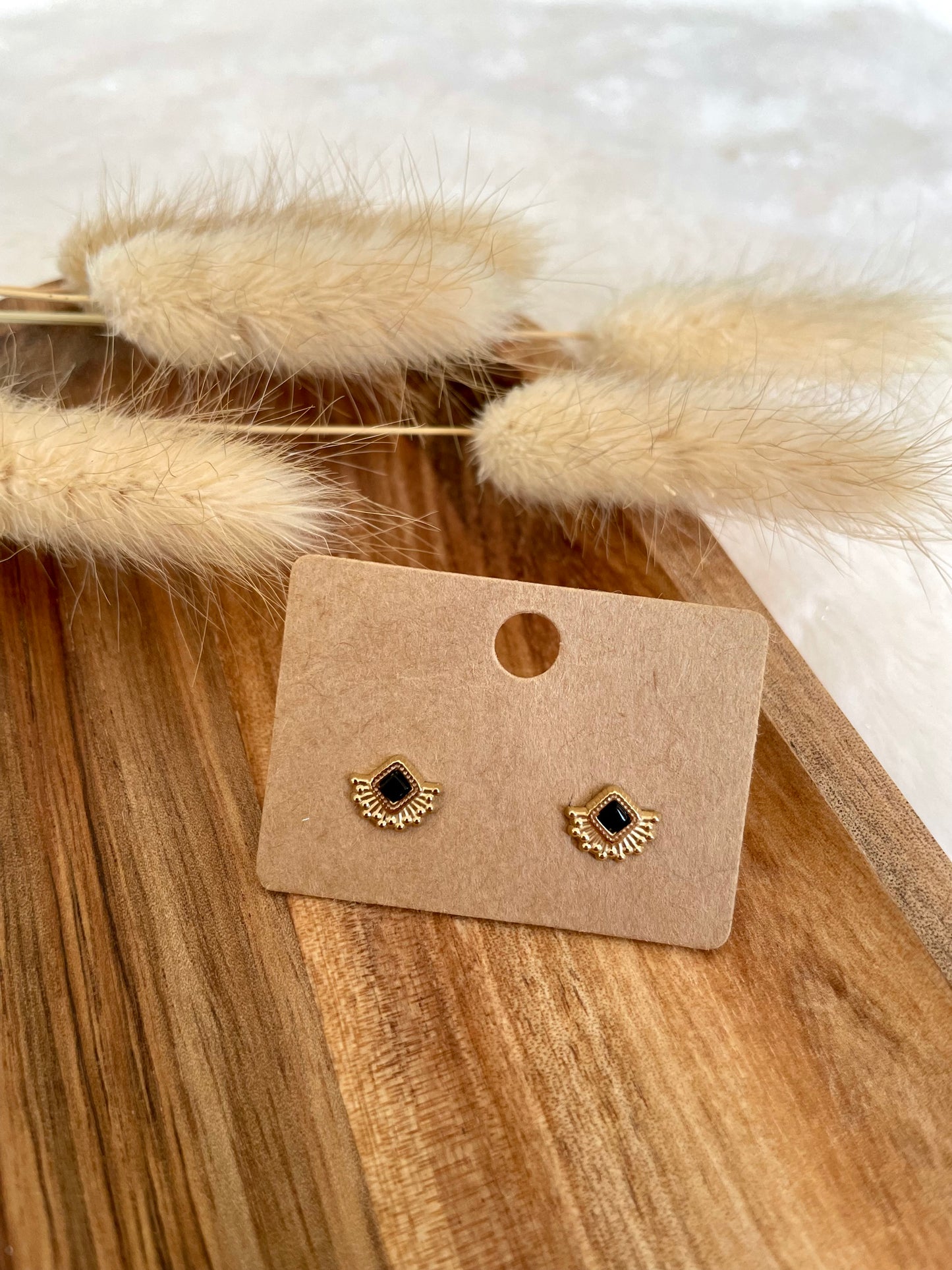 Boucles d’oreilles puces Margaux