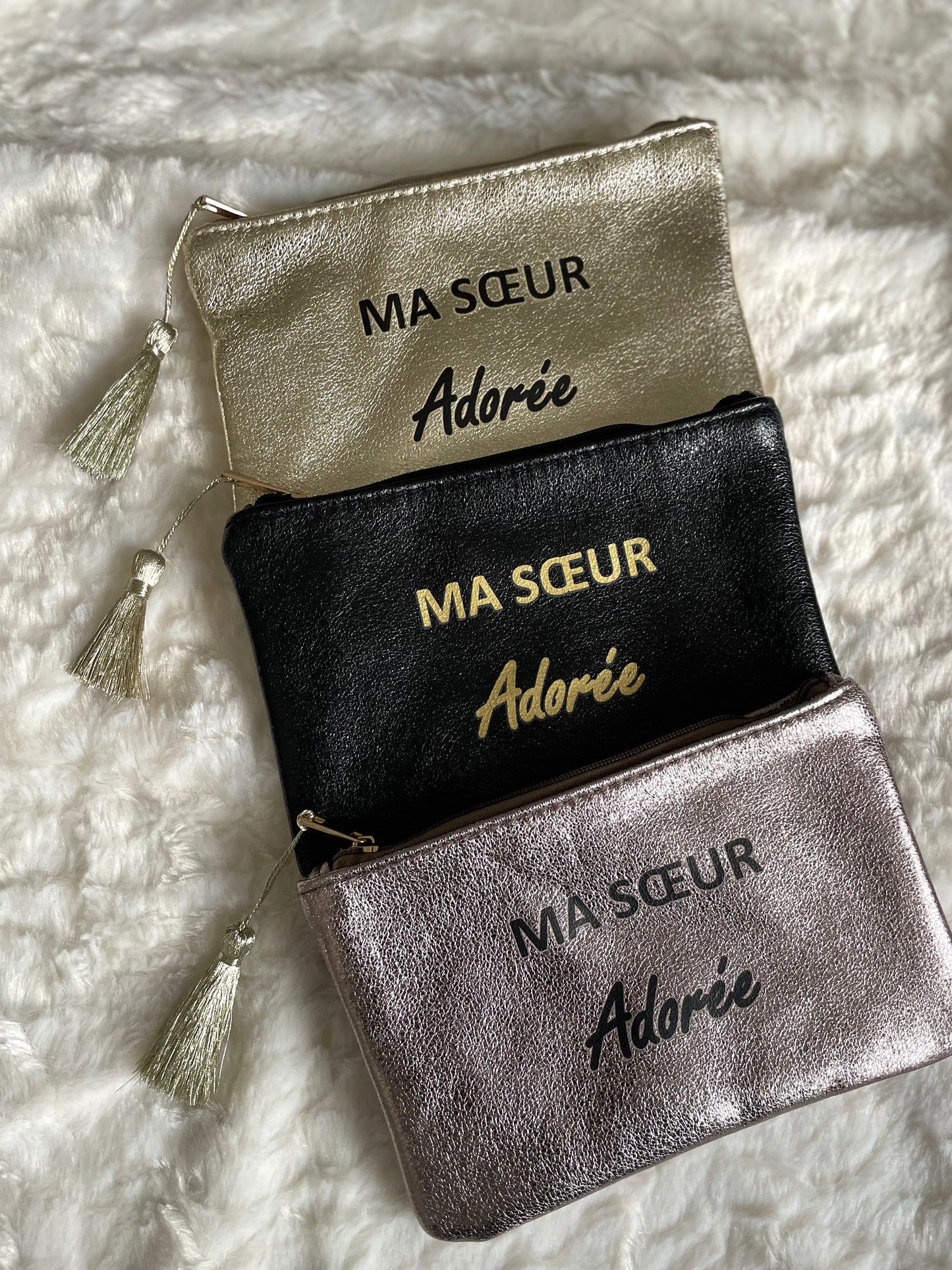 Pochette « ma sœur adorée »