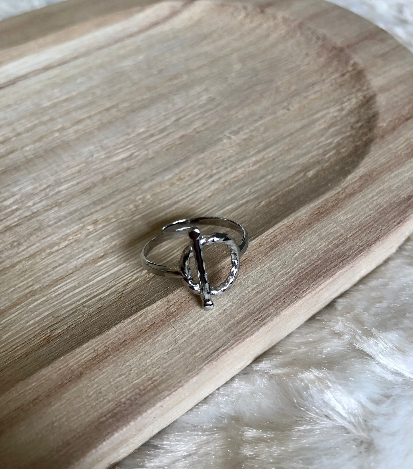 Bague Céleste Argenté