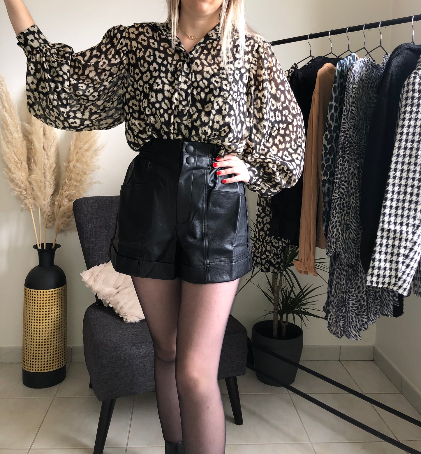 Blouse léopard Lya