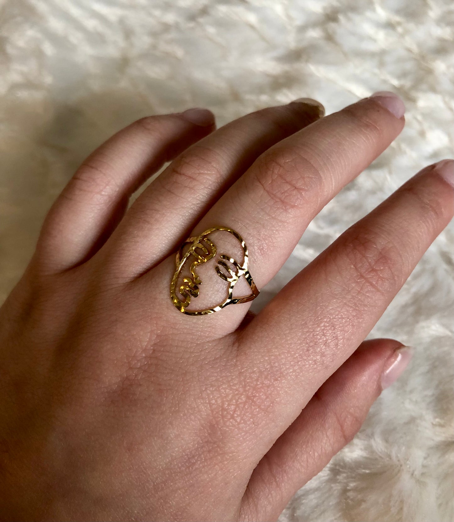 Bague Head Doré