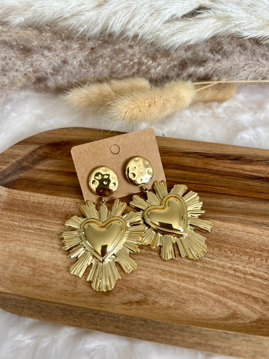 Boucles d’oreilles Cœur