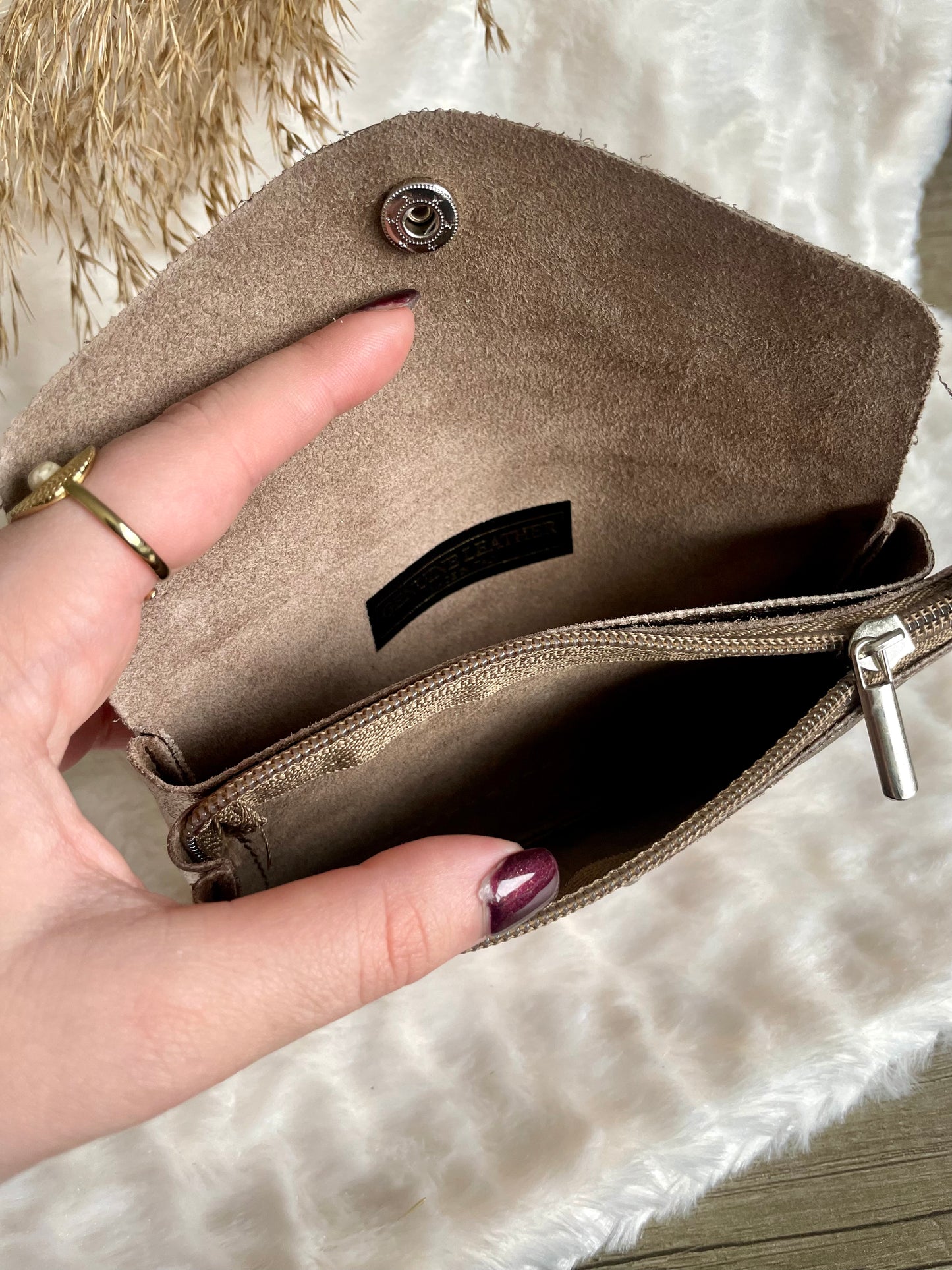 Pochette Taupe