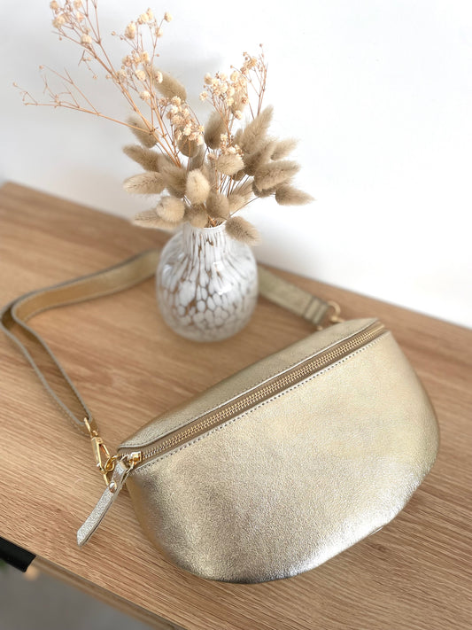 Sac banane doré