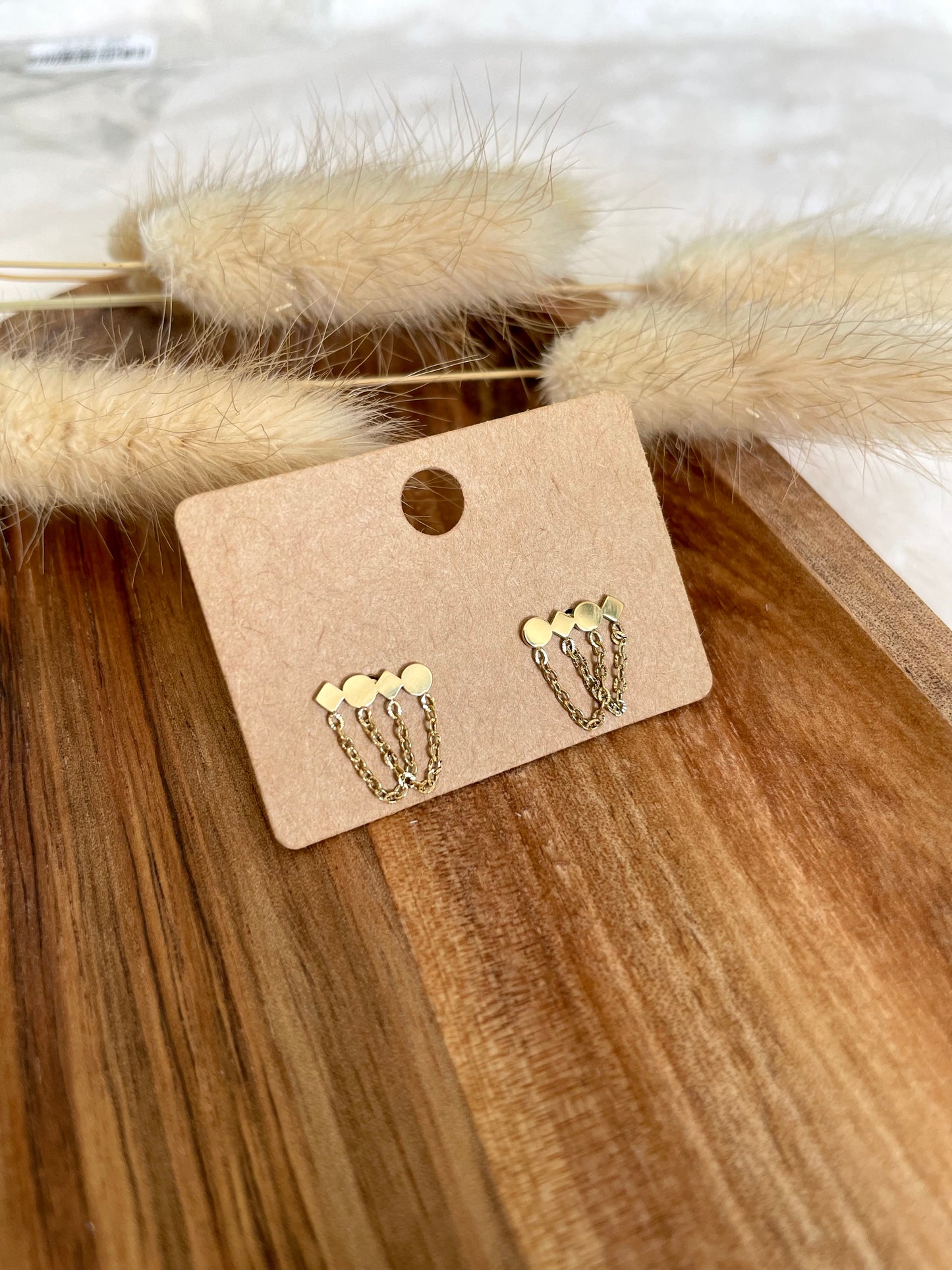 Boucles d’oreilles puces Hermane