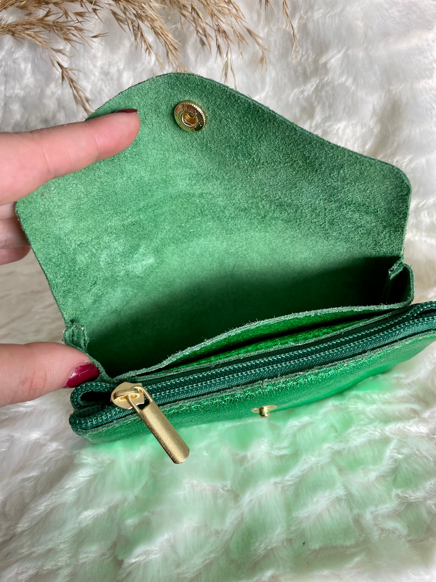 Pochette verte