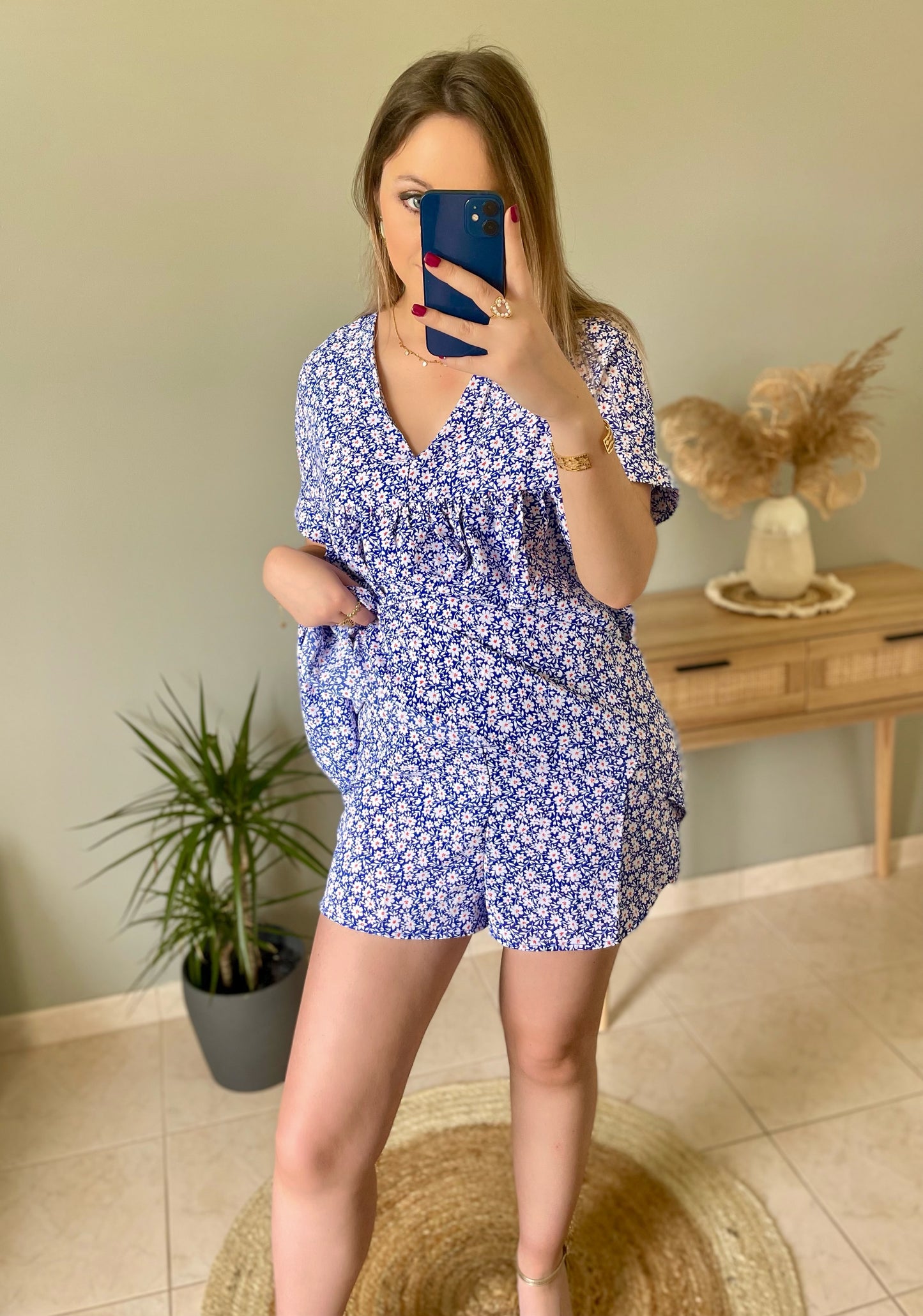 Robe short Fleurs