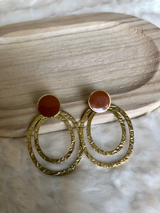 Boucles d’oreilles Maria Marron