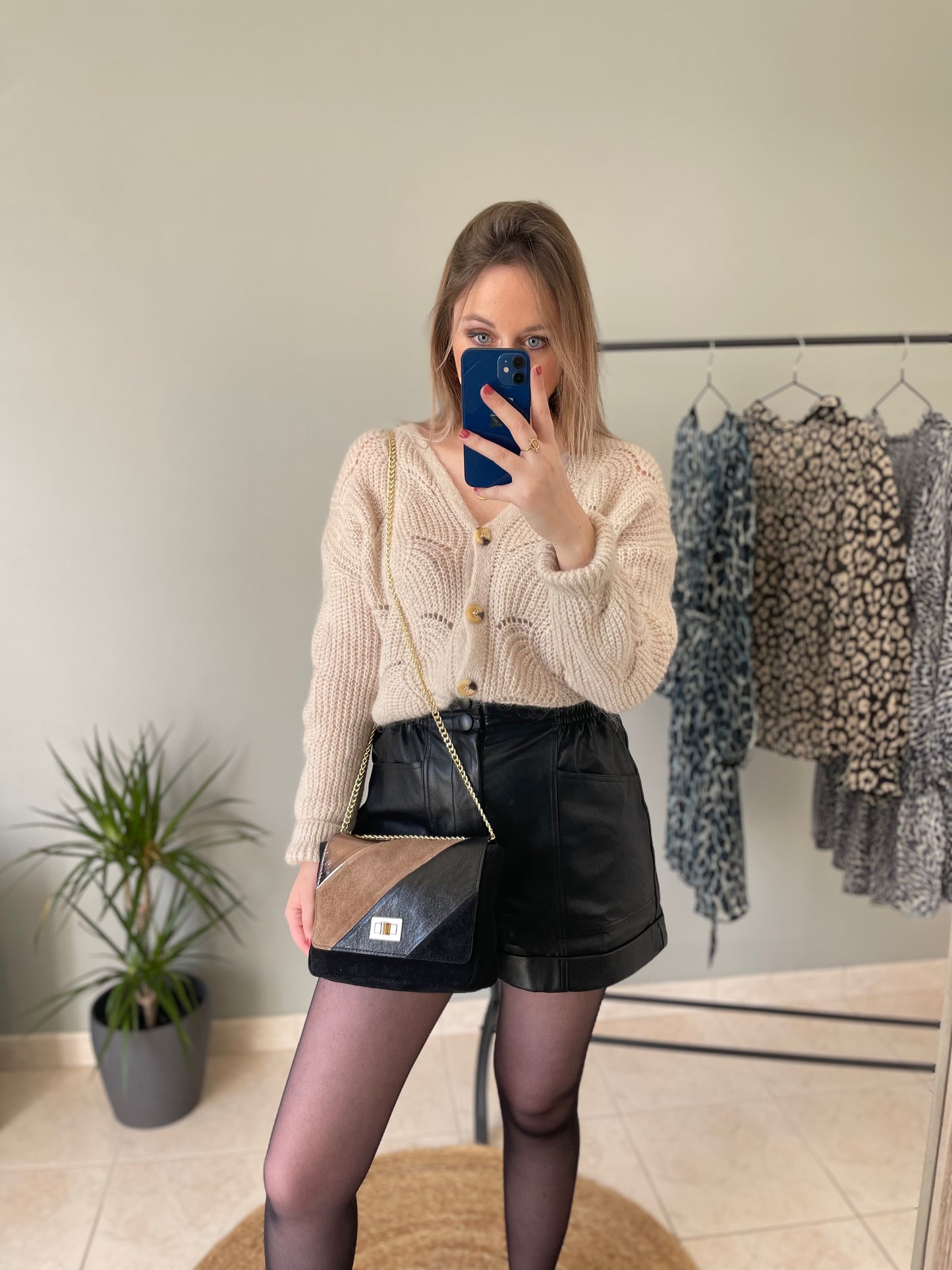 Pull beige Constance