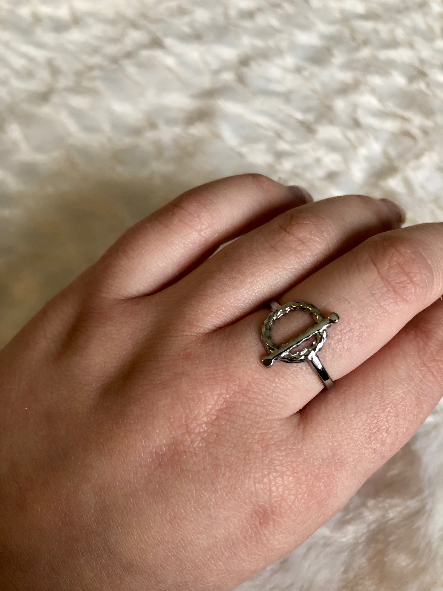 Bague Céleste Argenté