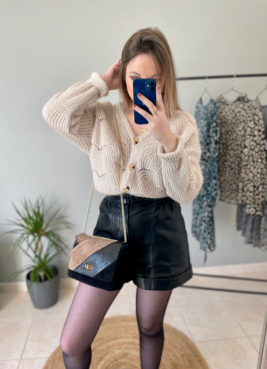 Pull beige Constance